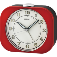 Seiko Clock - Red Alarm Clock - QHE195R
