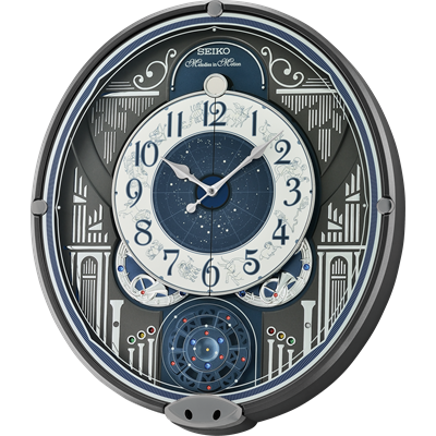 Seiko Clock - Galaxy Melodies in Motion - QXM393N