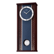 Seiko Clock - Blue River Pendulum Melody Clock - QXM608BLH