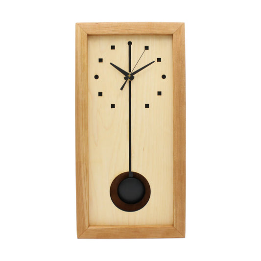 Sabbath Day Woods - Squares and Circles Tall Box Clock