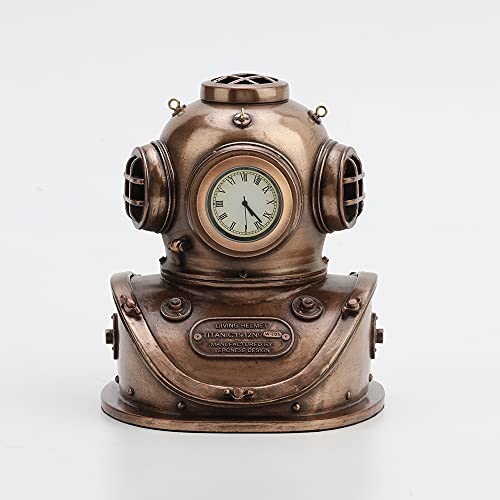 Steampunk - DIVING HELMET CLOCK - WU76453A3
