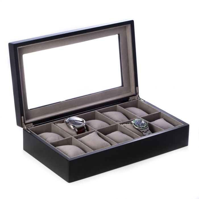 Bey-berk - Black 10 Watch Box - BB639BLK