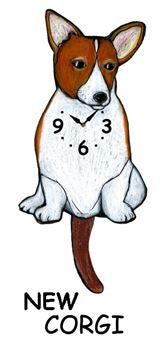 New Corgi - Wagging Tail Clocks