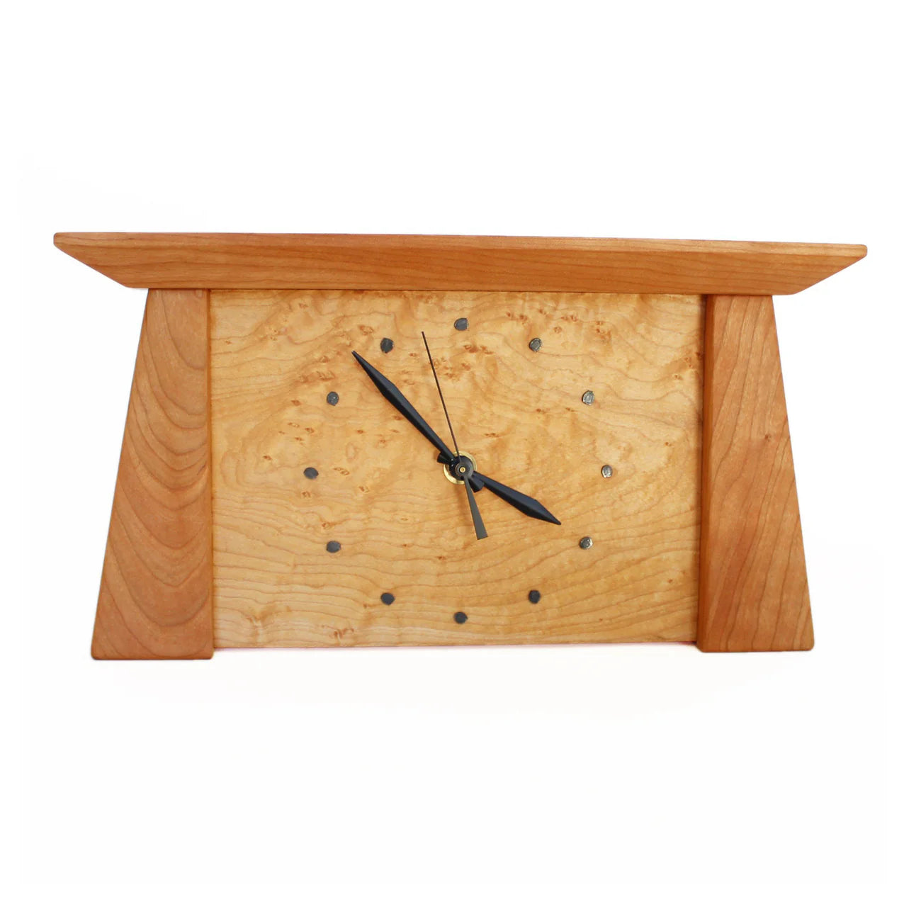 Sabbath Day Woods - Prairie Mantel Clock - Cherry & Maple