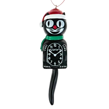 Kit-Cat Klock - Santa Hat Ornament - COB-HAT